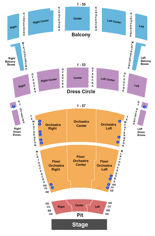 Chrysler Hall The Lion King Seating Chart